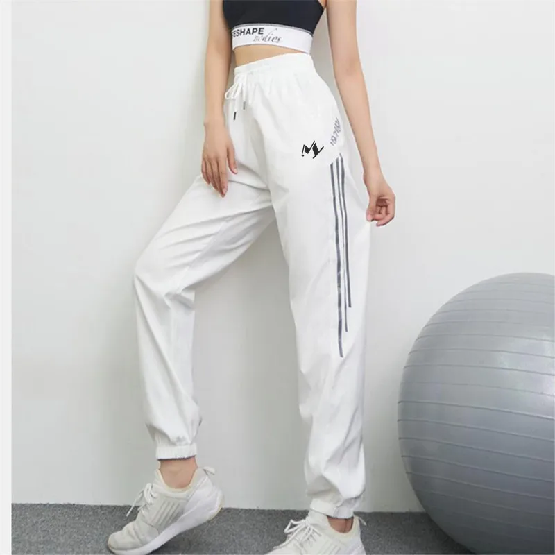 Women's golf pants, loose and fast drying mesh, elastic waist, fashionable, spring, 2023
