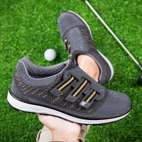 new professional golf shoes men indoor and outdoor training sneakers summer breathable velcro golf shoes size 37 47 sneakers men