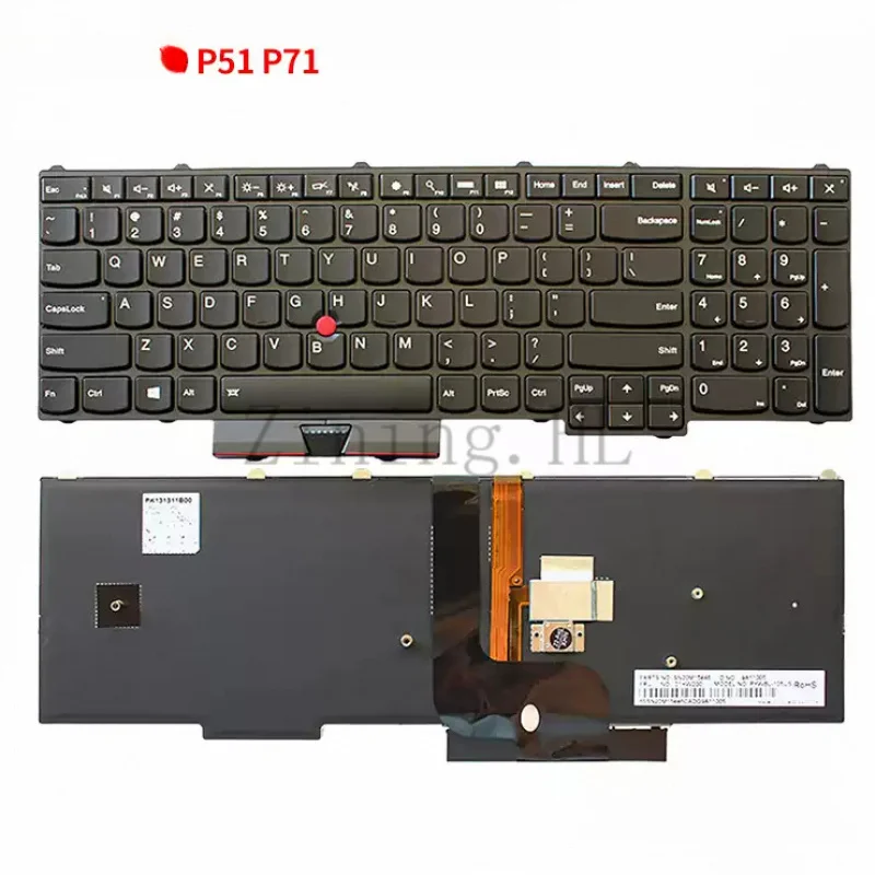 Фото Клавиатура для ноутбуков Nanyuan P50 P70 P51 P71 P70S подходит для компьютеров Lenovo IBM ThinkPad. №1