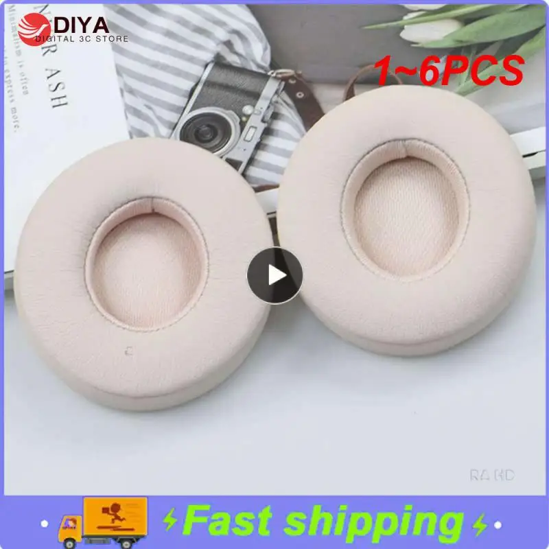 

1~6PCS Replaced Leather Earpads Ear Cushion Cover for By Dr. Dre Detox Headphones Accessories
