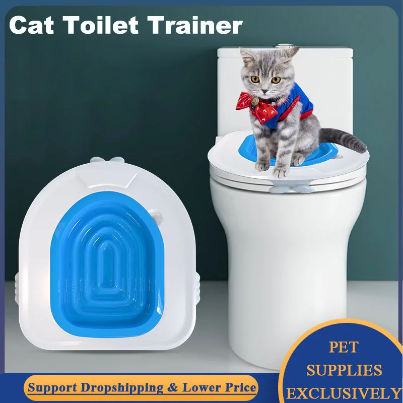 Toilet Training Kit Pet Cleaning Tools Kitten Kitty Potty Ha