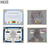 reserve bank of zimbabwe fifty containers serial number banknote certificate with anti counterfeiting mark collectible gift