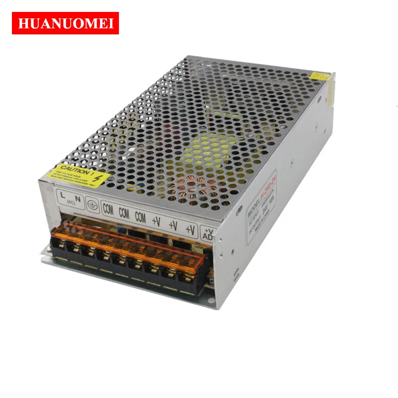 AC-DC 24 В 10 А 240 Вт Светодиодный драйвер Блок питания Алюминий AC110V AC 220V to DC24V