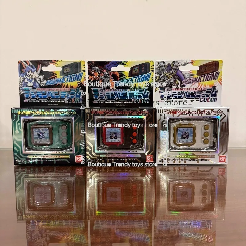 Фото Новинка в наличии: Оригинальный BANDAI PB Limited Digimon Adventure 25th Anniversary DIGIVICE Virus Machine с цветным экраном, коллекционные игрушки №3