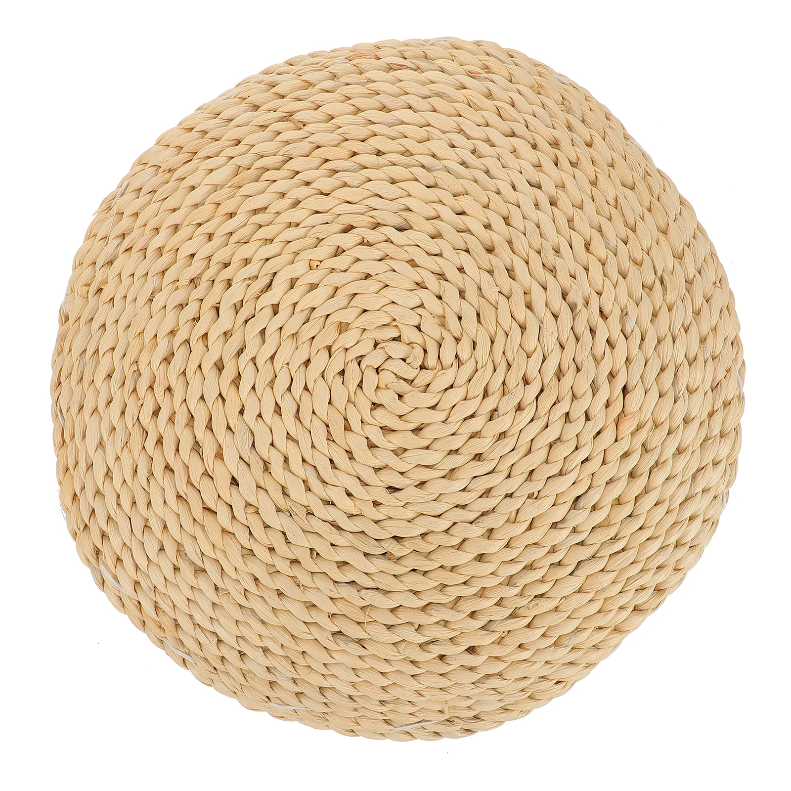 

Sewacc Outdoor Pillows Floor Pillow Japanese Traditional Tatami Round Braided Nature Handmade Straw Woven Cushion Hand