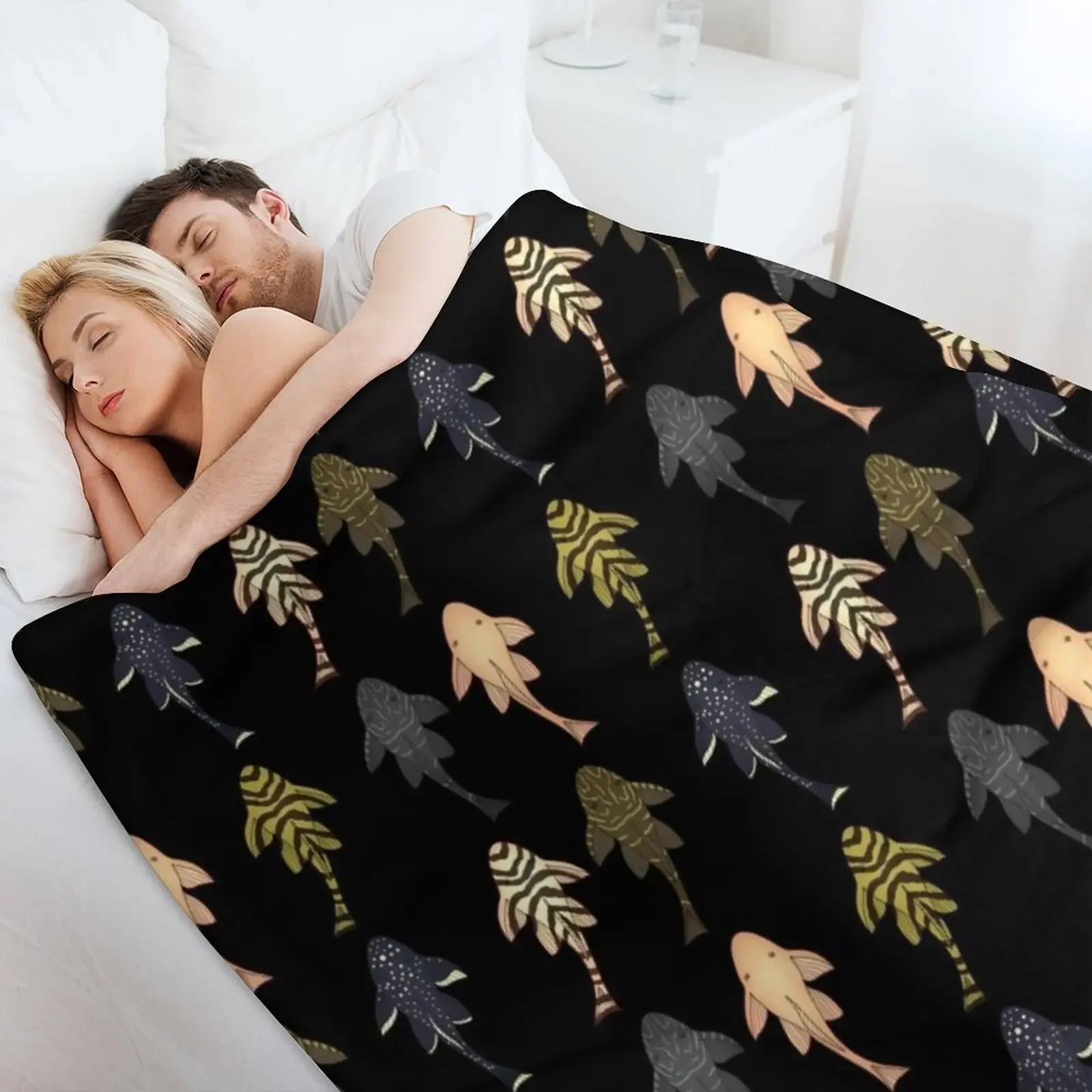 Одеяло plecos манга одинарные одеяла