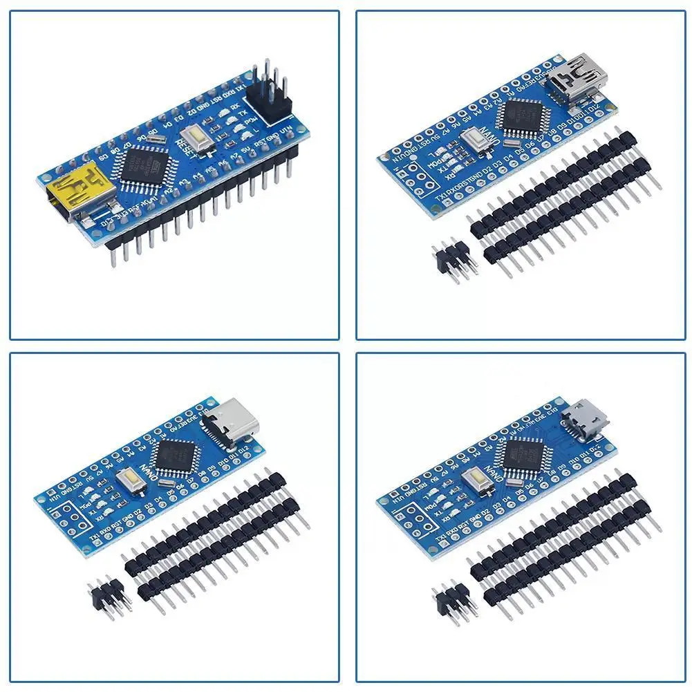 

For Arduino Nano3.0 ATMEGA328 Controller Compatible PCB Board Module Board Development F4P4