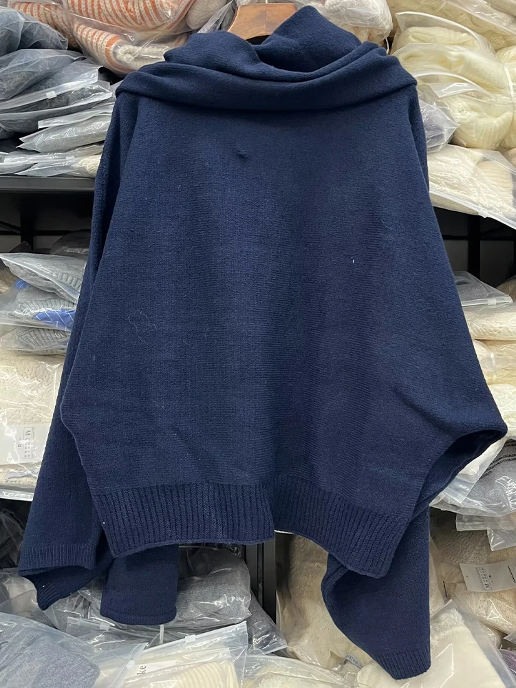 2024 осенне-зимний новый модный универсальный ленивый стиль свободный шарф