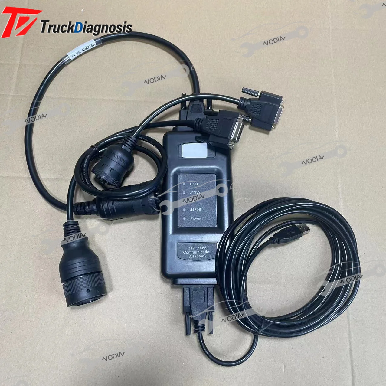 

Для Cat ET3 317-7485 ET4 478-0235Wireless Adapter III, диагностический инструмент для грузовиков, связь ET3 ET4 сканер Heavy Duty