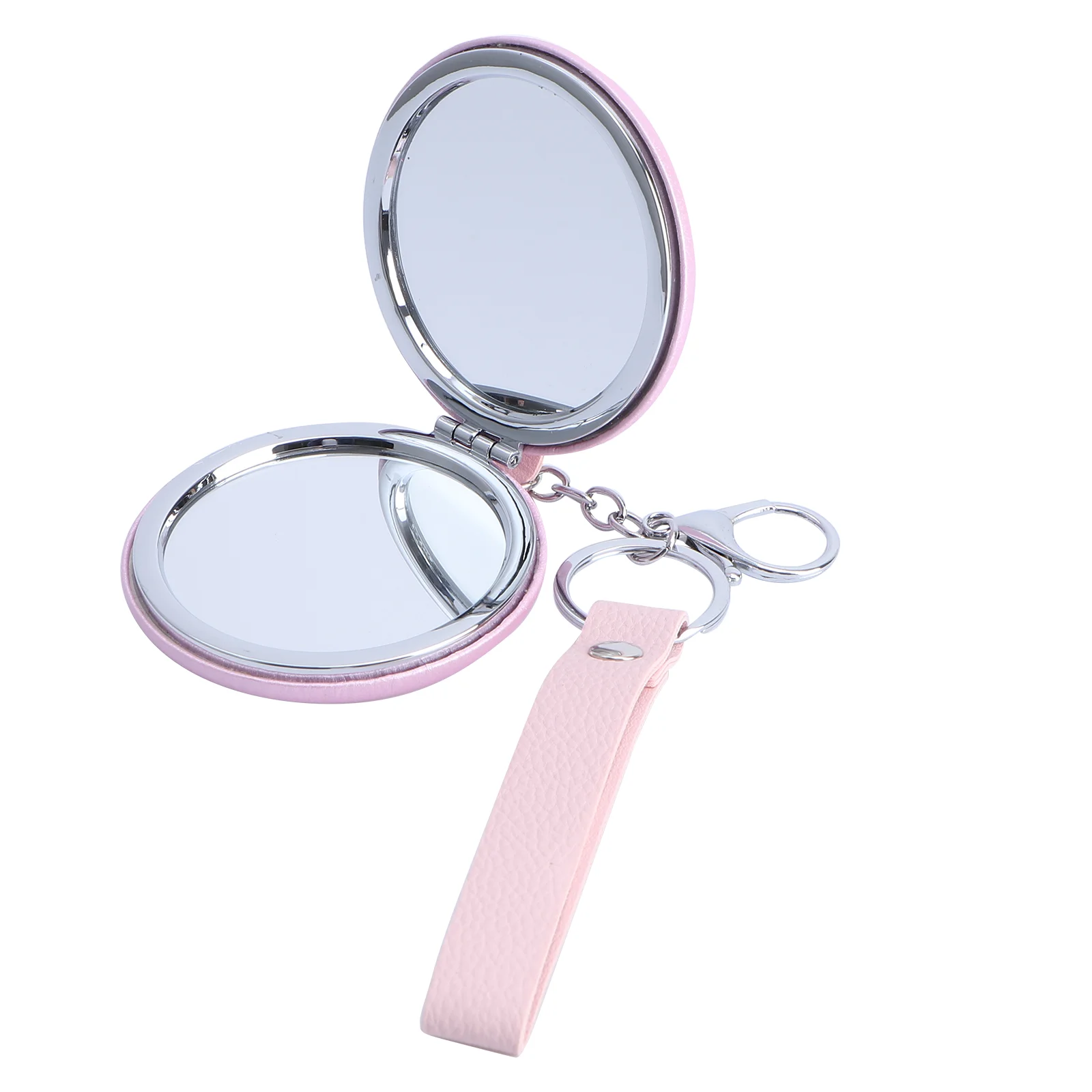 

Mirror Compact Mini Makeup Keychain Mirrors Bulk Pocket Portable Keyring Travel Foldable Purse Vanity Purses Folding Round
