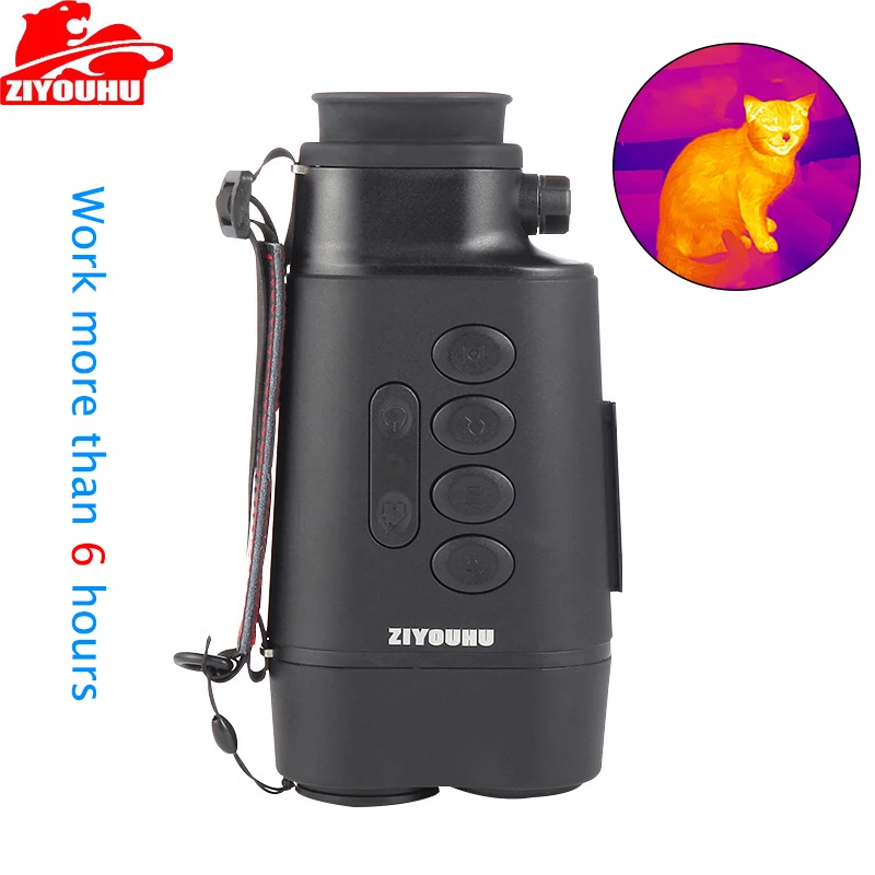 

ZIYOUHU Caza HD Infrared Thermal Imager Monocular Multifunction Digital Camera Thermal Hunting Night Vision Temperature Sensor