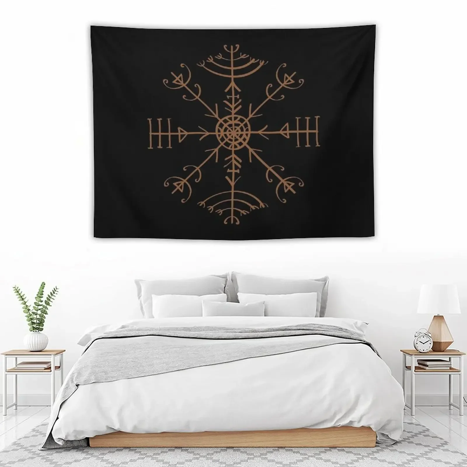 Veldismagn Исландская Руна защита здоровье и удача гобелен эстетическое украшение