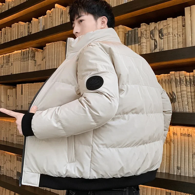 2024 зимнее классическое популярное хлопковое пальто с воротником-стойкой и