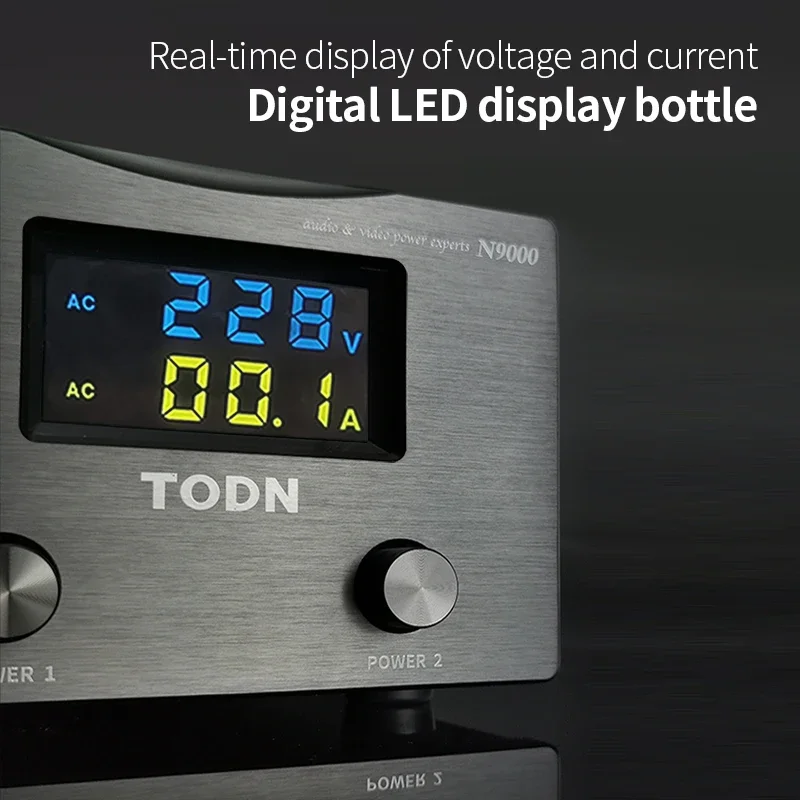 TODN аудио шум фильтр питания переменного тока кондиционер очиститель защита от