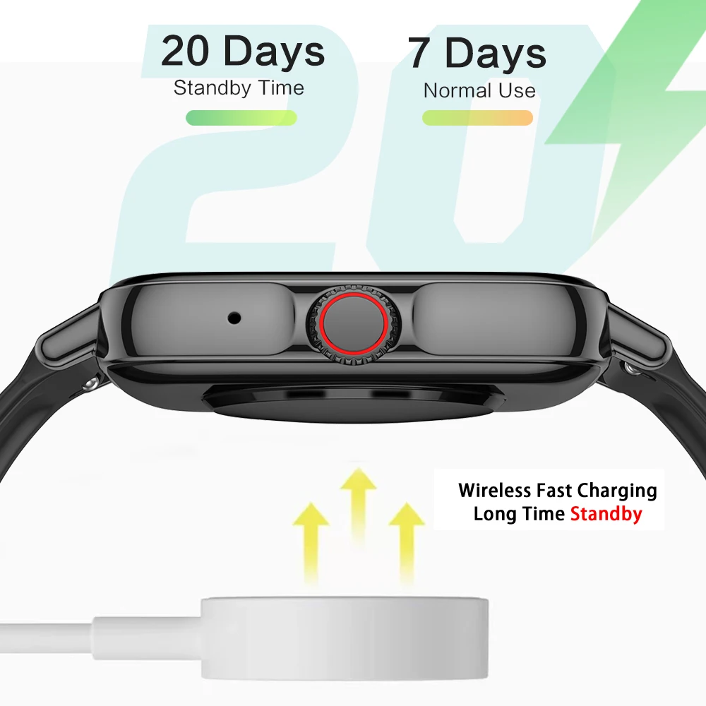 24-часовой мониторинг здоровья Смарт-часы Женские умные часы Мужчины