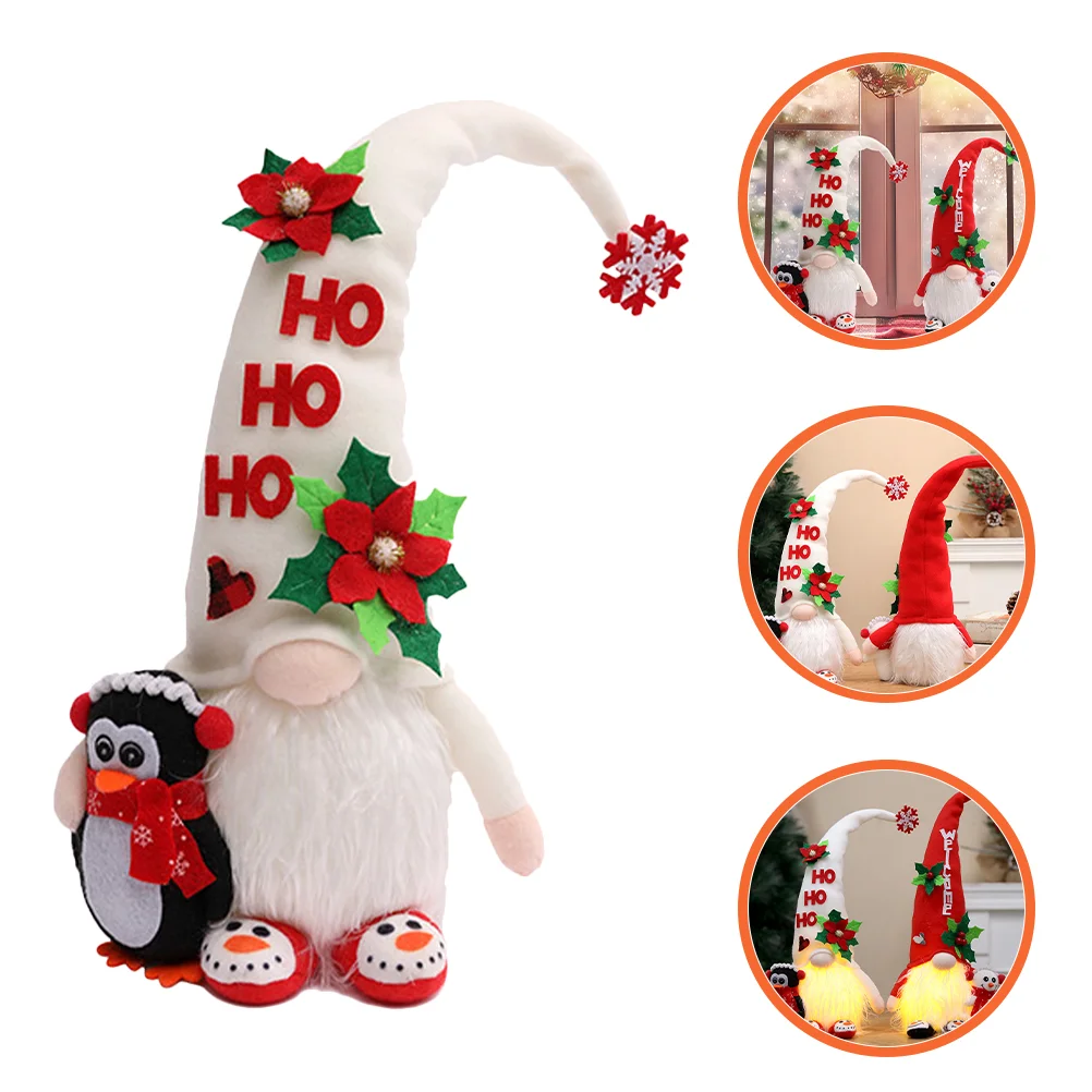 

Christmas Gnome Gnomes Plush Santa Swedishdecorations Elf Ornaments Table Tree Supplies Party Pendant Tomte Figurines