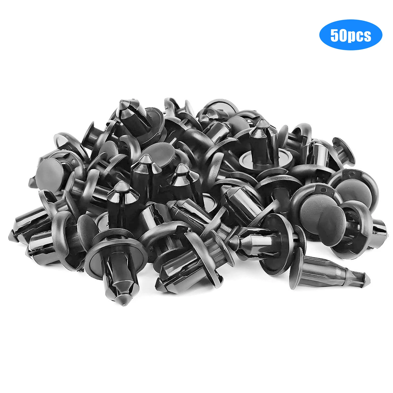 

50 Pcs 10mm Auto Bumper Fastener 9mm Hole Rivet Retainer Push Cover Fender Car Door Trim Panel Clip Accessorie For Honda