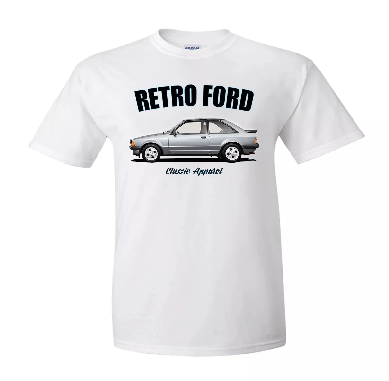 Футболка FORD ESCORT XR3. Ретро Форд. Классический автомобиль. Не инъекция. Ранний