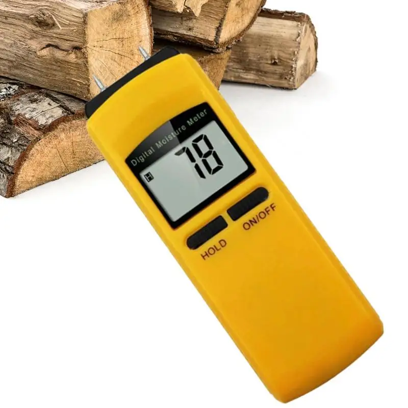 

Firewood Moisture Meter Moisture Meter For Furniture Digital Moisture Meter Water Leak Detector Moisture Tester Pin Type LCD