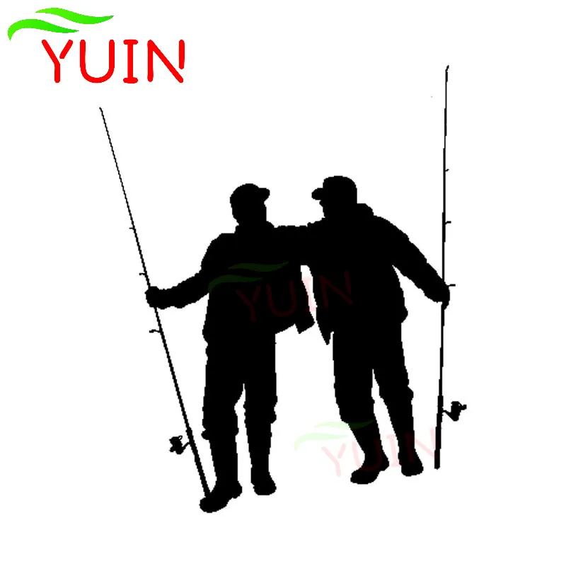 

YUIN Good Friend Go Fish Interesting Fashion Styling Car Sticker Auto Accessories PVC Decoration Cover Scratch Waterproof Decal