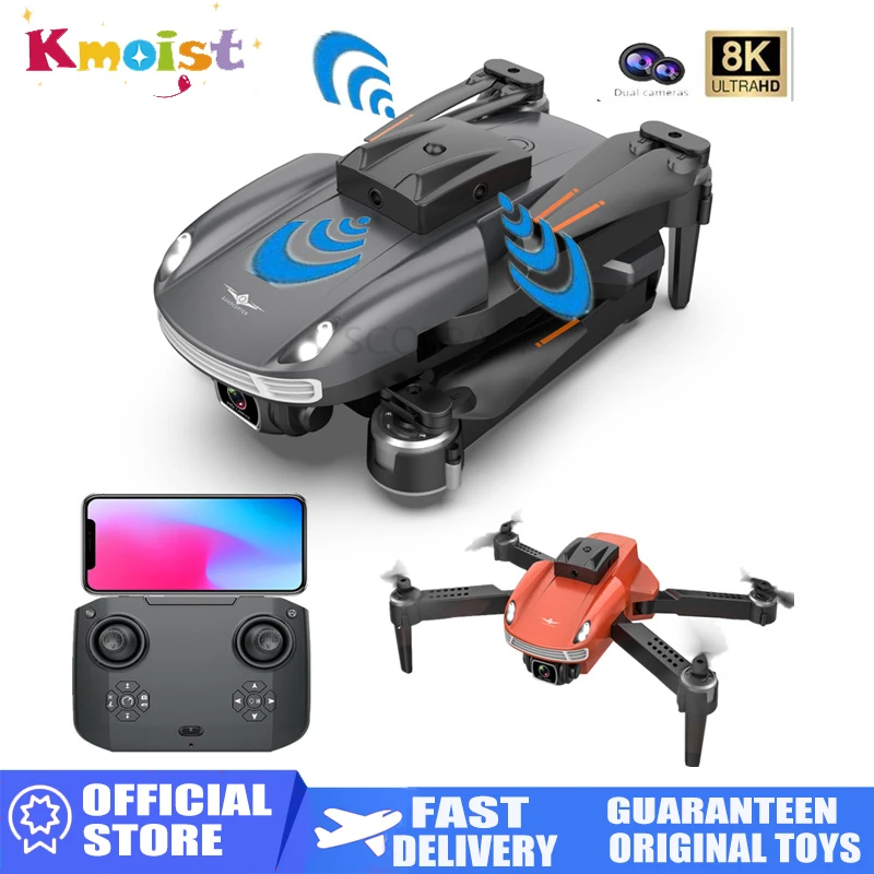 

RC Dron Airplane KF616 Obstacle Avoidance Drone Dual-camera 8k Quadcopter RC Helicopter Model Aircraft Toys for Boys Adults