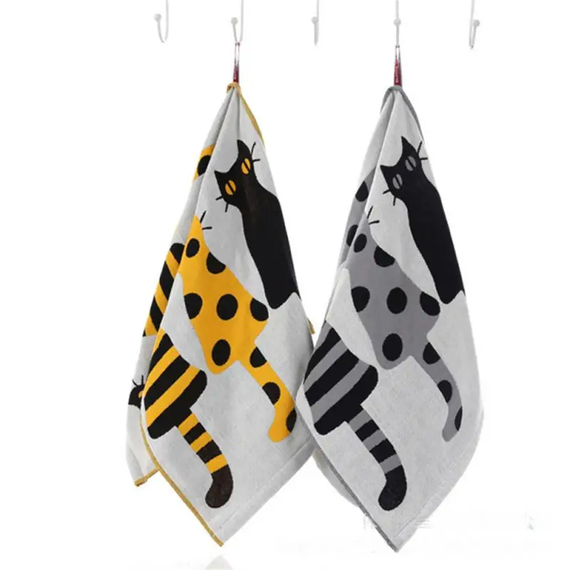 

Полотенца с гладкой и мягкой текстурой, мягкая и приятная для кожи ткань, марля, Hangable, мягкое полотенце, нелегко бросить волосы, Креативная идея