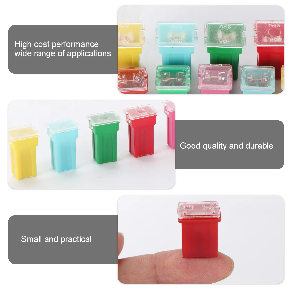 10 шт. автомобильный предохранитель низкопрофильный мини-автомобильный блок