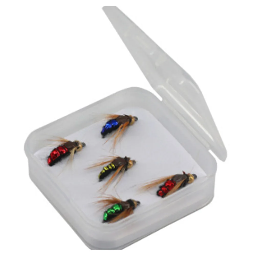 

5/10/40pcs Fly Hooks Flyfishing Flies Insect Lures Bait Decoy Bait Fishhook Mixed Color Carp Fishing Lure Fish Accessories