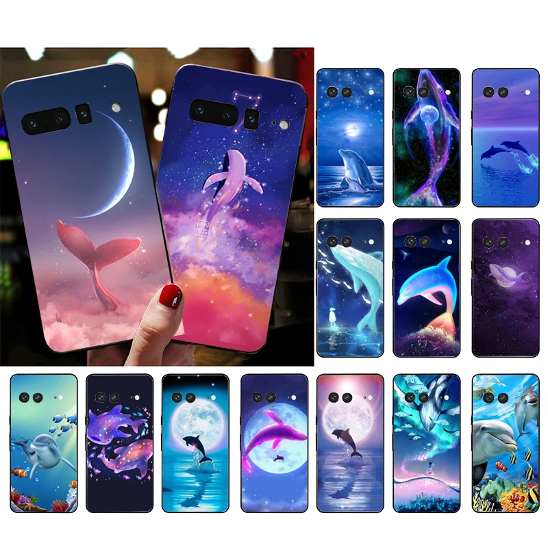 

Phone Case for Google Pixel 7 Pro 7 6A 6 Pro 5A 4A 3A Pixel 4 XL Pixel 5 6 4 3 XL 3A XL 2 XL Dolphin Whale Case Funda