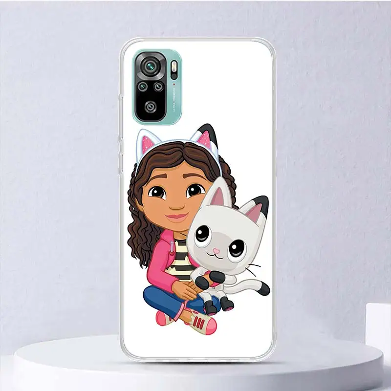 Мягкий чехол с рисунком кукольного домика Габби для Xiaomi Redmi Note 14 13 12S 11S 10S 12 11 10