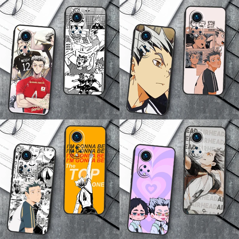 Haikyuu волейбол Bokuto Koutaro для Honor 50 чехол Huawei P30 Pro P20 P40 Lite Nova 9 5T P Smart 2019 2021 задняя крышка