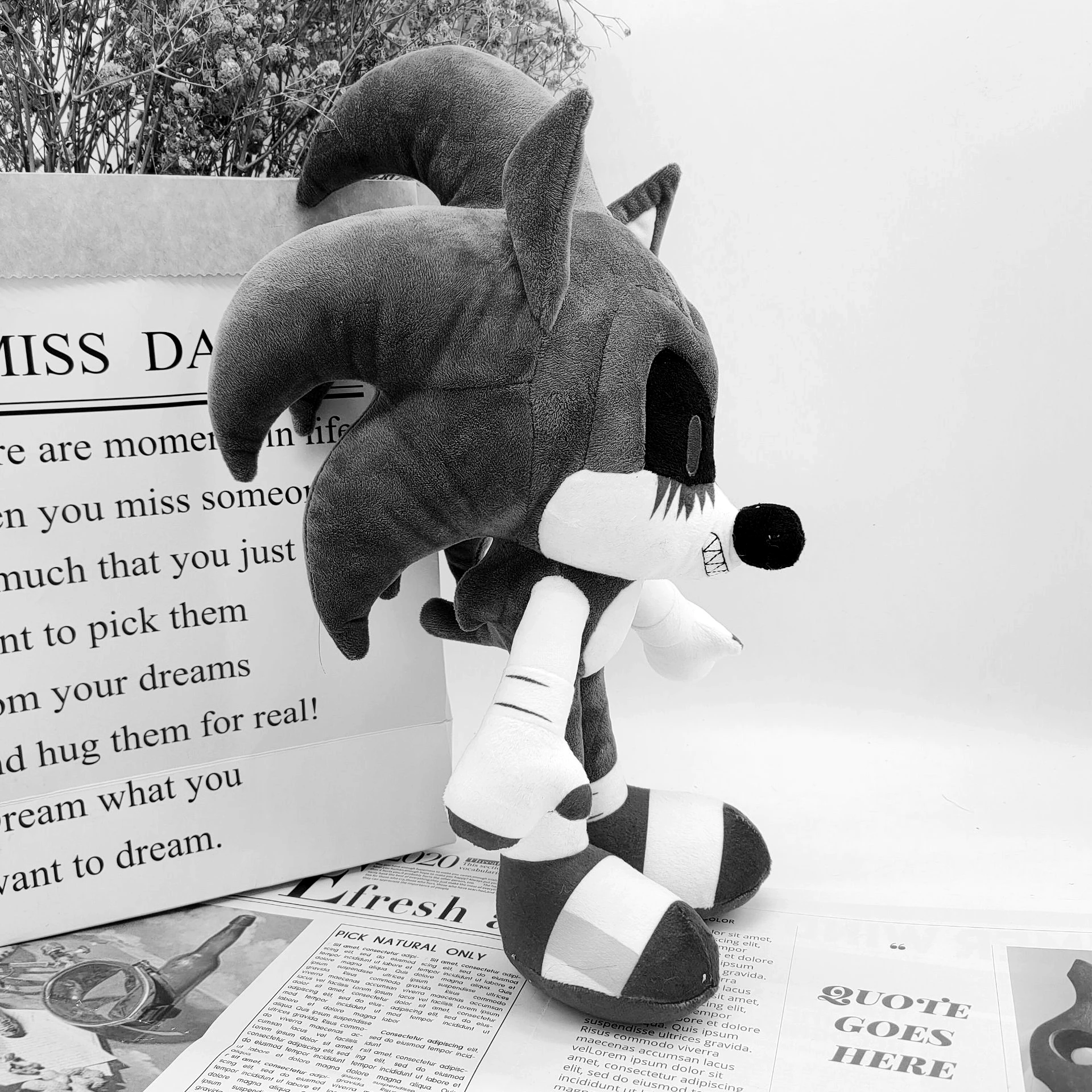 Новый продукт 40 см звуковая мультяшная кукла аниме персонаж статуя Плюшевая