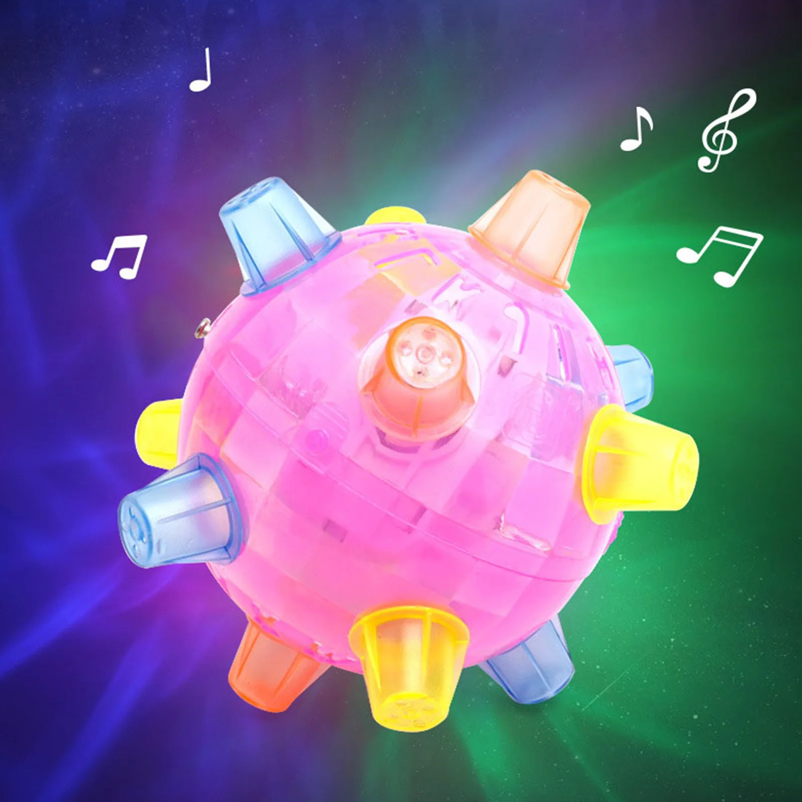 

LED Light Jumping Activation Ball Kids Crazy Music Football Children's Toy Bouncing Dancing Dog Kid Vibrating Toy Ball Dog Toys