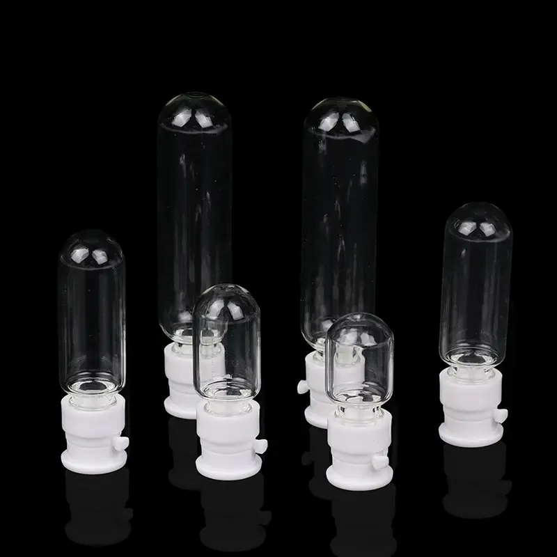10 Pcs Round Bottom Glass Bottle 2ml 3ml 5ml 10ml Essence Liquid Cosmetic Sub-bottling Medical Beauty Bulb Bottle