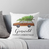 christmas vacation griswold family christmas throw pillow polyester decor pillow case home cushion cover 1818inch