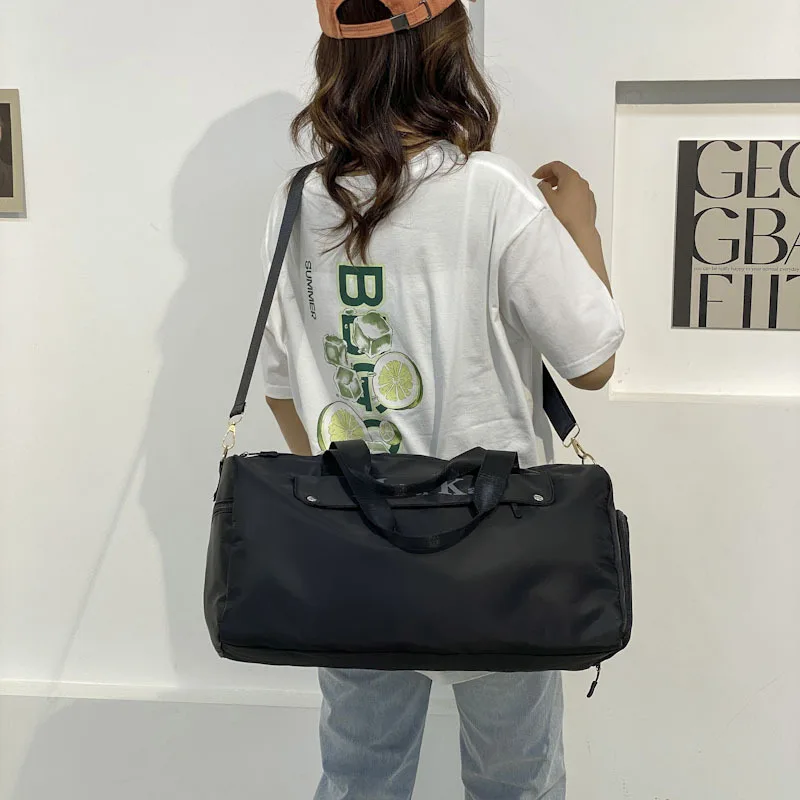 Women Wet And Dry Travel Duffle Bag Multifunction Sports Gym Bag with Shoe Warehouse Weekend Shoulder Bag Handbag Overnight Pack