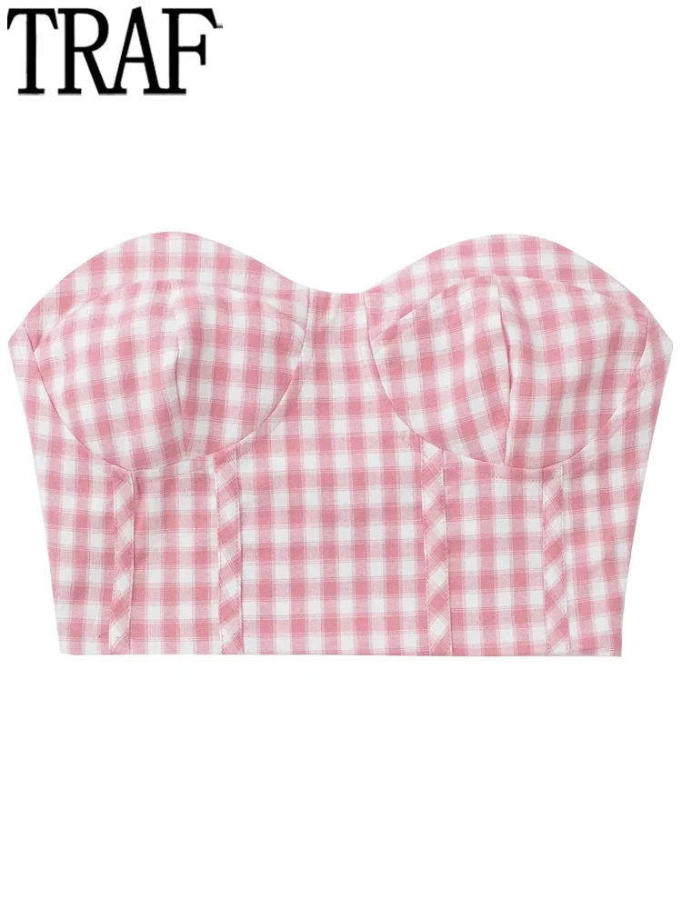 

Женский летний корсет-бюстье с открытыми плечами