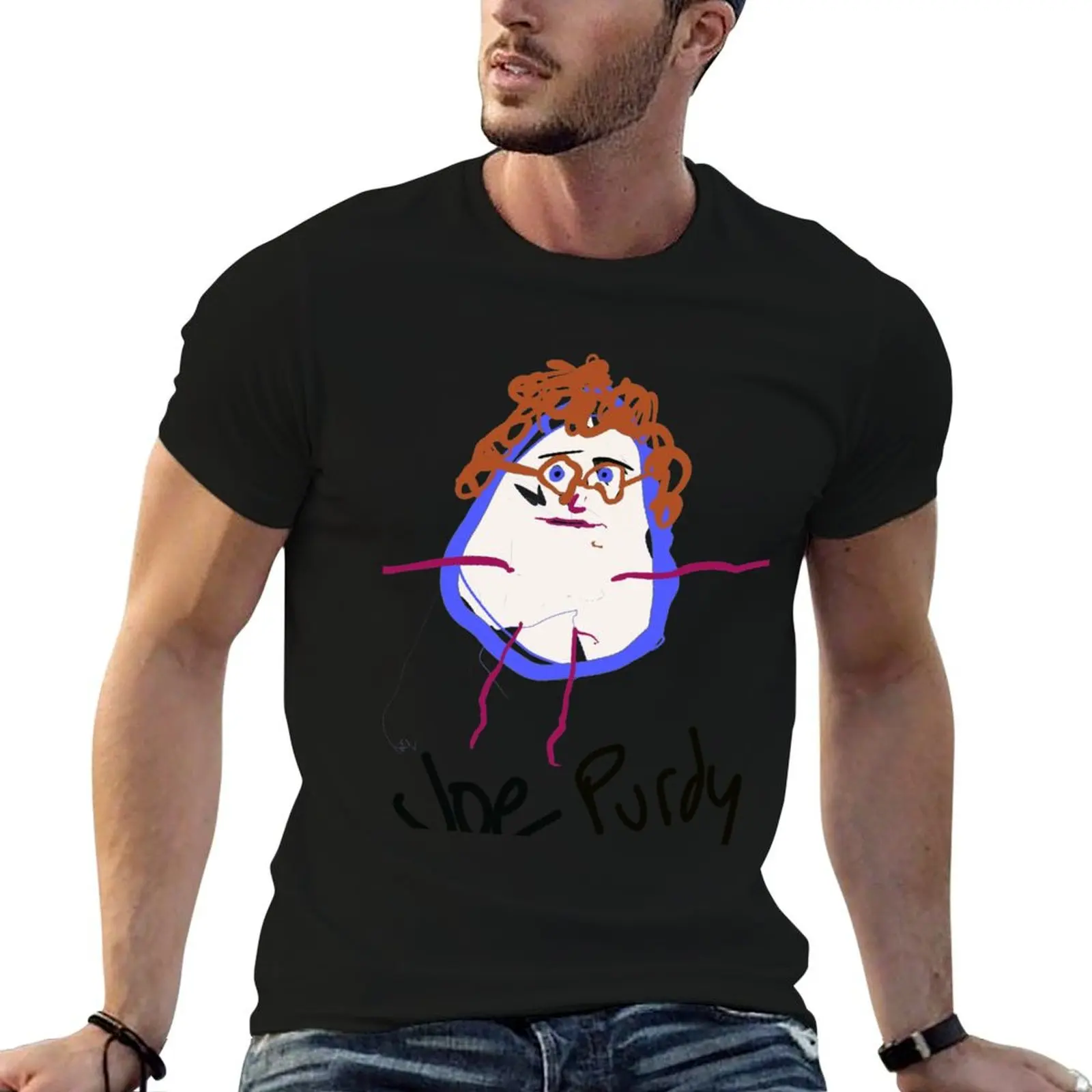 Футболка Joe Purdy с рисунком летняя одежда футболка большого размера мужская