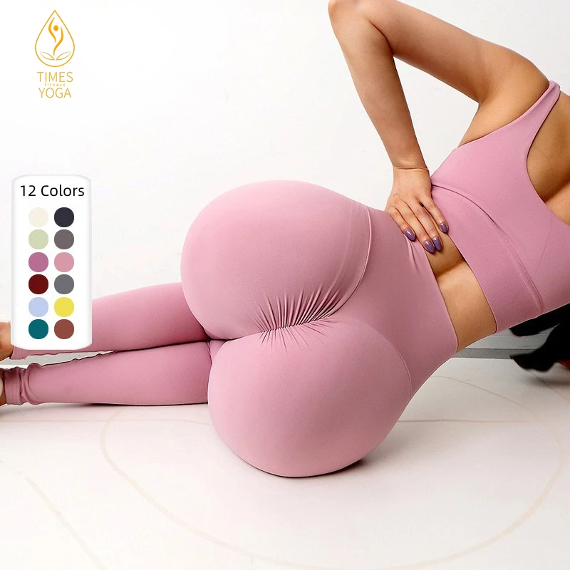 

New Yoga Pants Women Leggings For Fitness Nylon High Waist Long Pants Women Hip Push UP Tights Women Gym Clothing