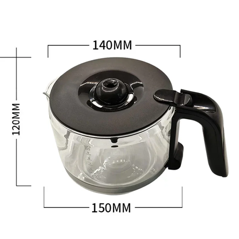 Фото Стеклянный кувшин для кофеварки Philips HD7761 HD7762 HD7765 HD7766 HD7767 HD7768 HD7769, запасная часть №2