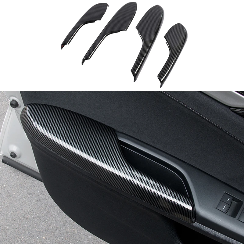 

Аксессуары для Honda Civic 10 поколения 2016 2017 2018 2019 2020 2021 Защитная панель для внутренней двери подлокотника