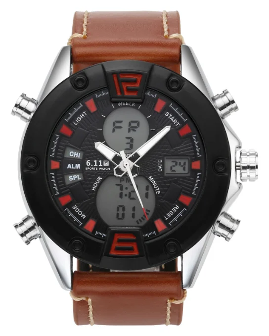 Лидер продаж 2025 года новые мужские водонепроницаемые кварцевые часы с кварцевым