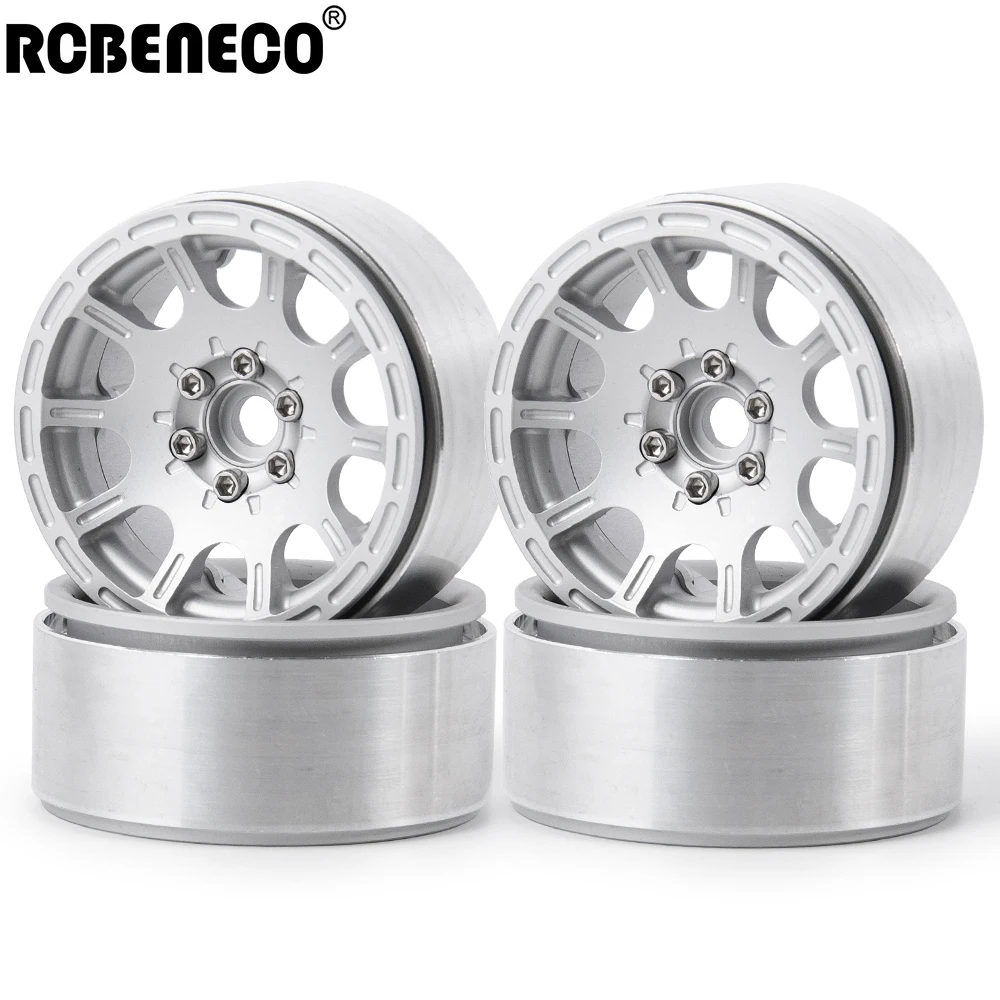 

RCBENECO 2.2" Metal Beadlock Wheel Hub Rim For 1/10 Axial SCX10 90046 AXI03007 Traxxas TRX4 TRX-6 RR10 Wraith D90 RC Crawler Car