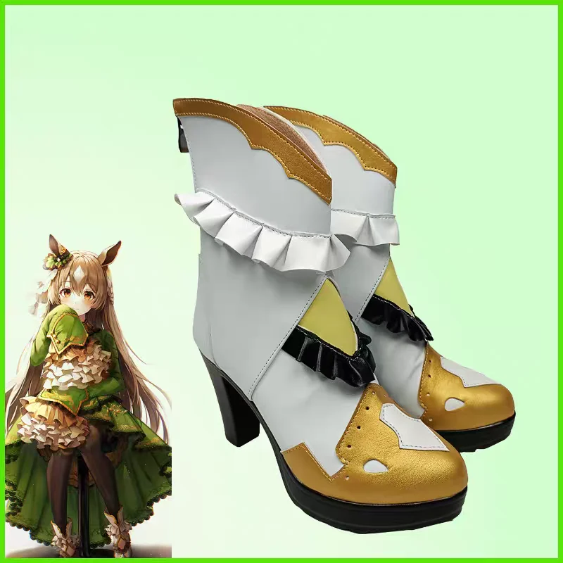 Фото Игра аниме Pretty Derby Umamusume Satono Diamond, обувь для косплея на заказ, ботинки, реквизит на Рождество, Хэллоуин №4