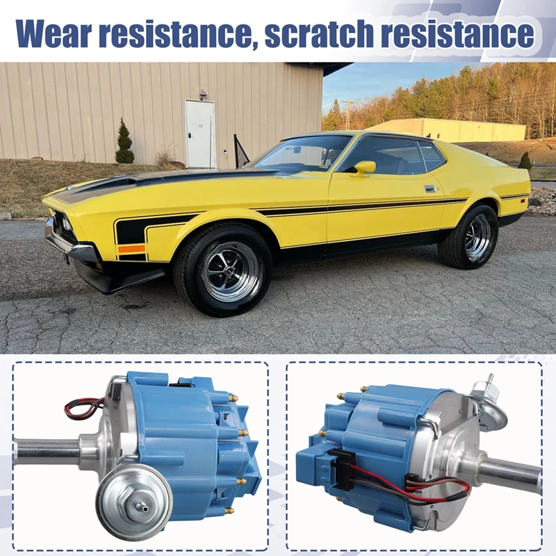 Распределитель зажигания 1035113 JM6510BL для Ford 351W Виндзорский HEI SBF небольшой блок