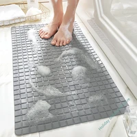 new simple tpe bathtub bathroom anti skid pad toilet bath shower room suction pad toilet pedal pad