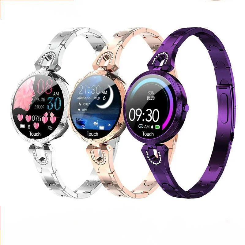 

AK15 Smart Watch Women IP67 Waterproof Smartwatch Blood Pressure Heart Rate Fitness Tracker Bracelet 2019 Lady VS H8 KW10 Best