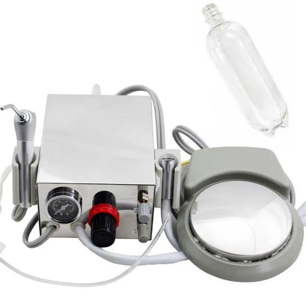 

Portable Turbine Unit Work With Air Compressor + 3 Way Syringe 4/2 Hole