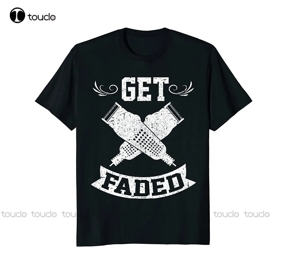 

Family Top Tee New Men Summer Tops Casuals Shirts Funny Get Faded Razor T-Shirt Barbers Haircut Quote Gifthip Hop T Shirt Xs-5Xl