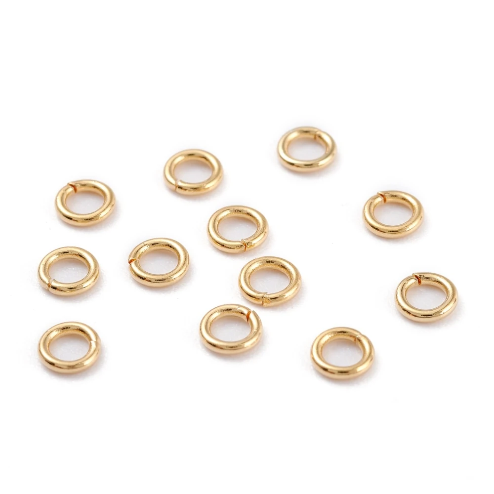 

50pc 304 Stainless Steel Jump Rings Open Jump Rings Metal Connectors for DIY Jewelry Crafting and Keychain Accessories Real